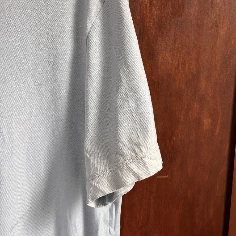 J.Crew Blue Pocket Tee Soft Washed Cotton Coastal Prep Basic Men’s Medium